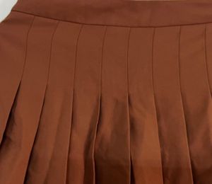 Brown Tennis Skirt