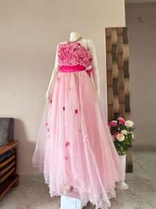 Pink ball gown