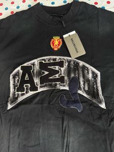 Balenciaga imported torn style t shirt