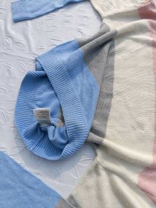 H&amp;m Pastel Colorblock Knit Sweater