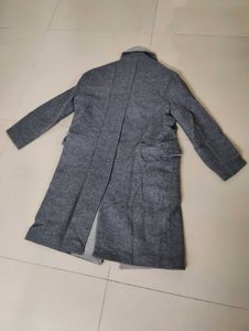 Elegant Grey Trench Coat