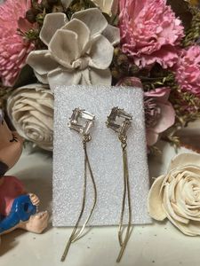 Dangling Rhinestone Earrings