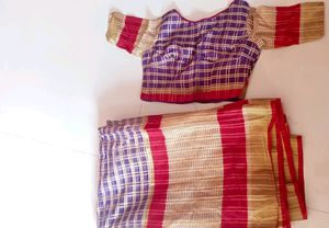 Cotton Saree With Blouse