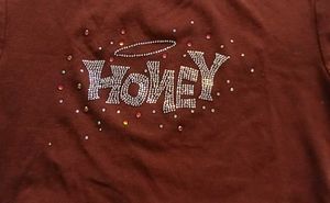 &#34;Honey Halo&#34; Embellished Crop Tee