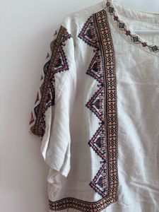 Embroidered Boho Top
