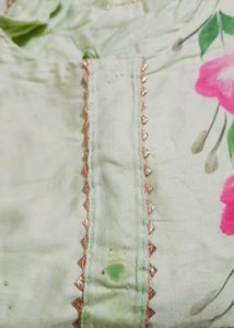 Hand-Painted Florals Kurti