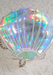 Iridescent Seashell Purse