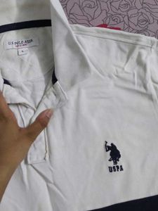 White U.S. Polo T-shirt