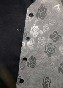 2 piece Floral Patterned Suit Blazer (S Size)