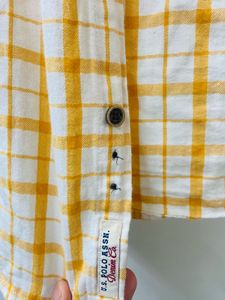 U.S. Polo Assn. Denim Co. checkered shirt
