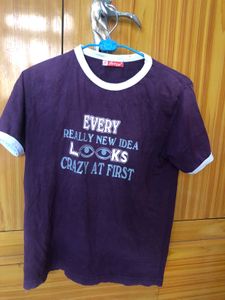 Purple Graphic Tee