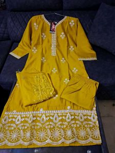 Elegant Embroidered Kurta Set