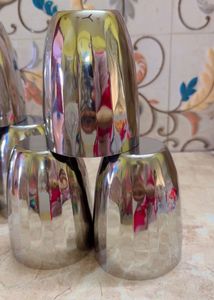 Steel Glasses (Set of 6)