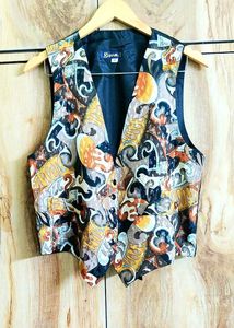 Printed Vest Size-38
