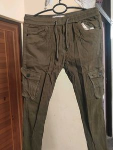 Olive Green Cargo Pants