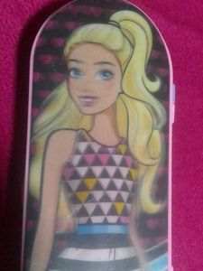 Transparent Barbie Box With Scale
