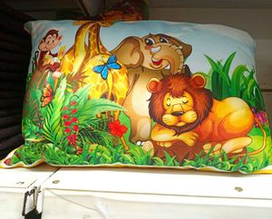 Kids&#39; Jungle Pillow