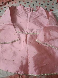 Girls branded silk kurta with dhoti.. never u