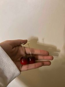 Cherry Drop Earrings