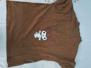 Brown Graphic T-Shirt Unisex