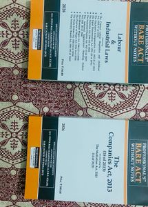 Law Books: Bare Acts - Labour & Companies