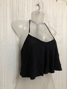Urban Black Sleeveless Top