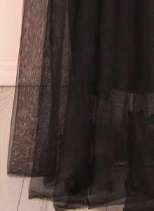 Black Sequin Gown