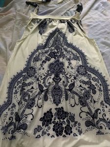 White Silk Dress