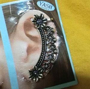 Boho Floral Ear Cuff Set