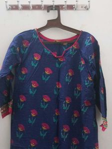 Floral Print Kurta