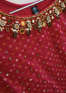 Pink Polka Dot Maxi Dress