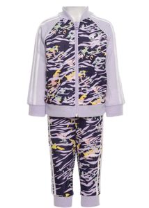 Adidas Originals Kids Purple & White Tiger Print