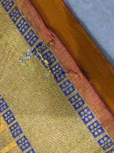 Yellow Saree With Blouse 5.5 Meter