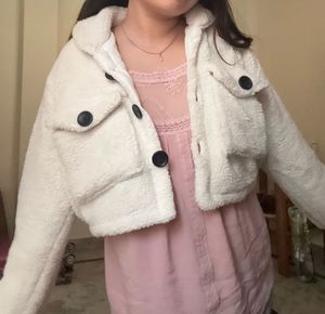 Cozy White Teddy Jacket