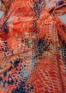 lulu &amp; sky Snakeskin Print Halter neck