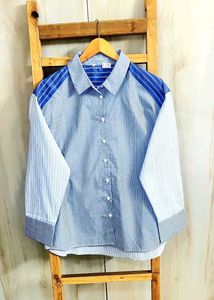 Striped Button-Down Shirt
