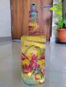 Upcycled Bottle Lamp