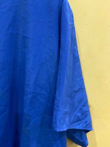 Blue Satin Top Fits Till 44