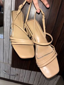 Squared Nude Heels