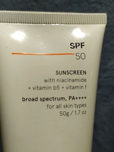 Minimalist SPF 50 Sunscreen