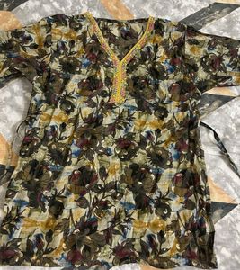 Floral short Kurta