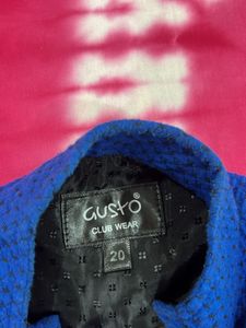 Blue Nehru Vest