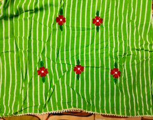 Green Striped Kurti