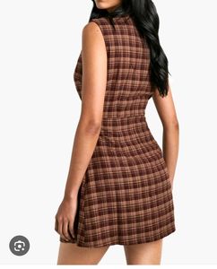 Plaid Mini Dress