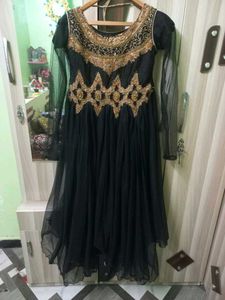 Elegant Black Ethnic Gown
