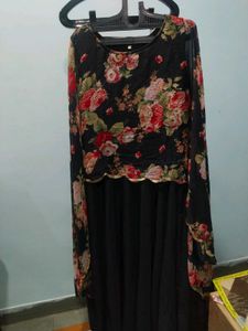 beautiful black dress by ahalyaa