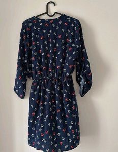 Anchor Print Mini Dress