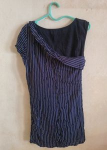 Uneven Shoulder One-piece