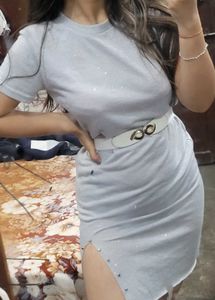 Thigh Cut Dress💙