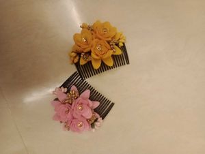 Floral Hair Combs (Set of 2)